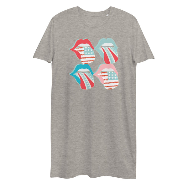 'Flag Tongues' T-Shirt Dress