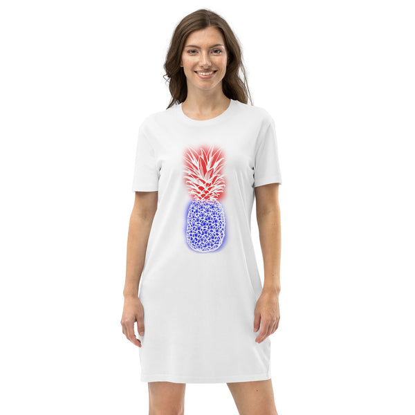 'Patriotic Pineapple' T-Shirt Dress