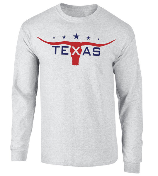 Ash Texas Horns Long Sleeve Tee
