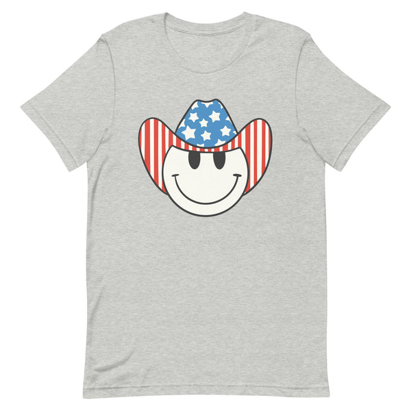 'Patriotic Cowboy' Heather Premium Tee