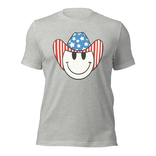 'Patriotic Cowboy' Heather Premium Tee