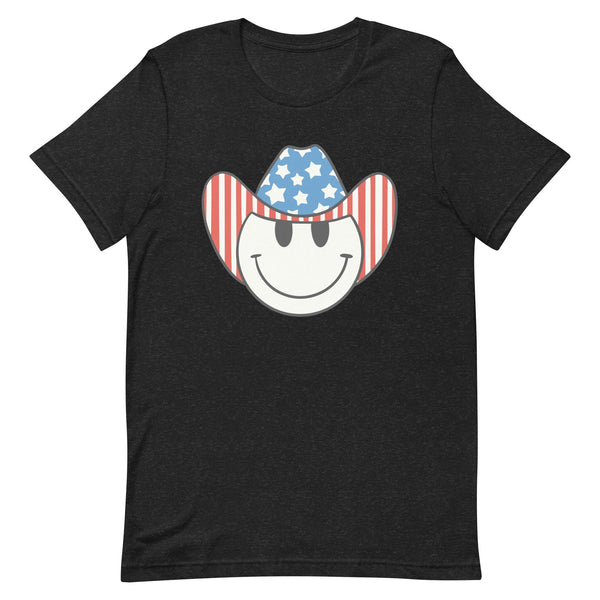 'Patriotic Cowboy' Heather Premium Tee