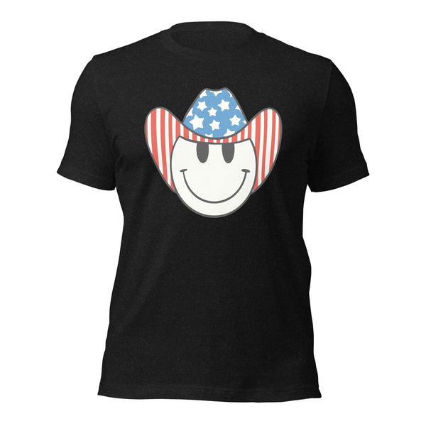 'Patriotic Cowboy' Heather Premium Tee