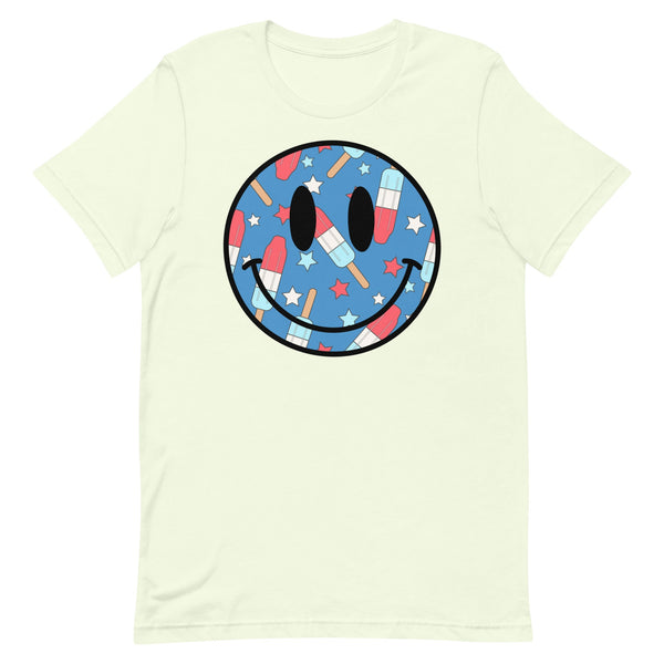 'Smiley Face Firecracker Popsicle' Premium Tee