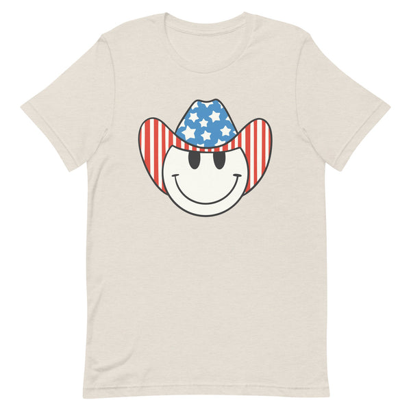 'Patriotic Cowboy' Heather Premium Tee