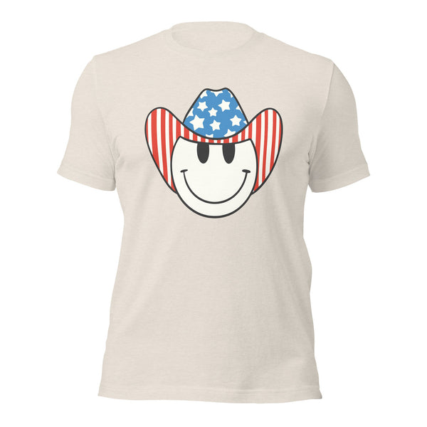 'Patriotic Cowboy' Heather Premium Tee