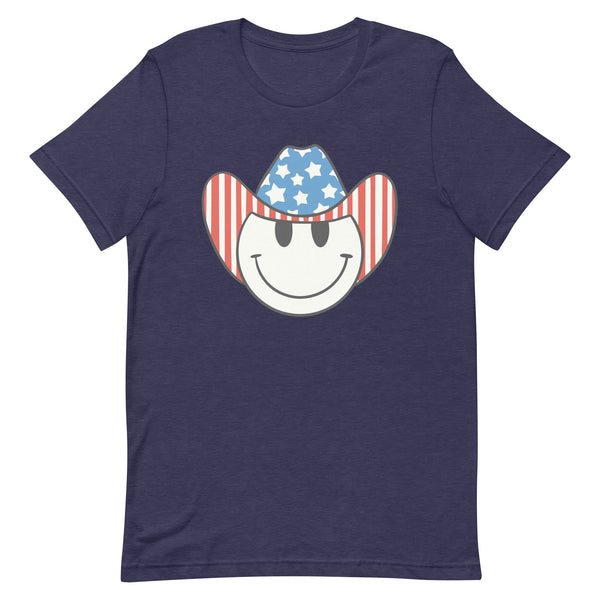 'Patriotic Cowboy' Heather Premium Tee