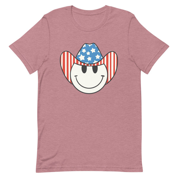 'Patriotic Cowboy' Heather Premium Tee