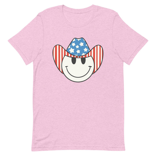 'Patriotic Cowboy' Heather Premium Tee