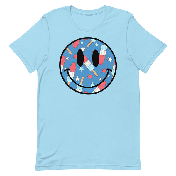 'Smiley Face Firecracker Popsicle' Premium Tee