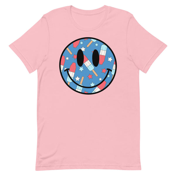 'Smiley Face Firecracker Popsicle' Premium Tee