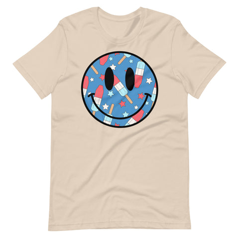 'Smiley Face Firecracker Popsicle' Premium Tee