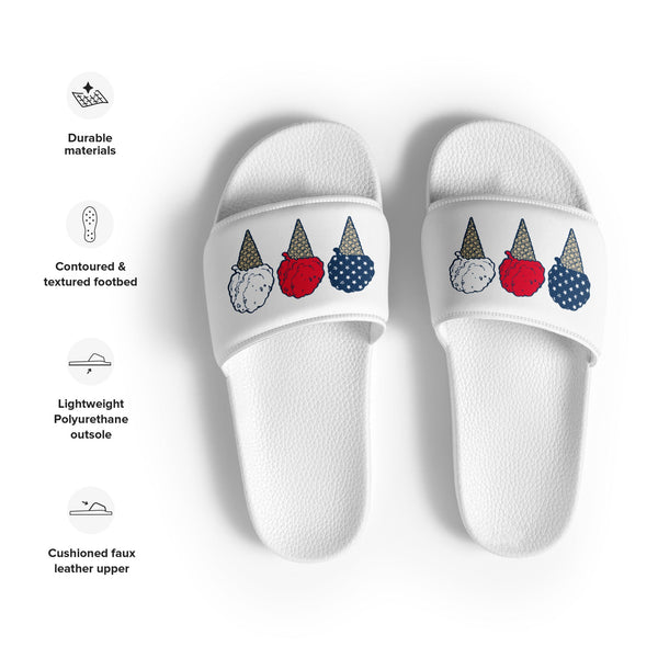'Ice Cream Cones' Women's slides