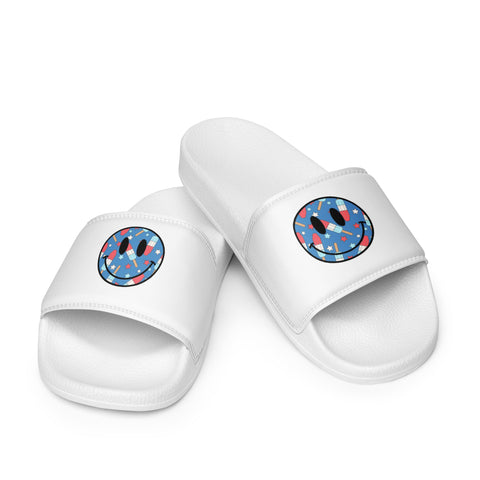 'Smiley Face Firecracker Popsicle' Women's Slides