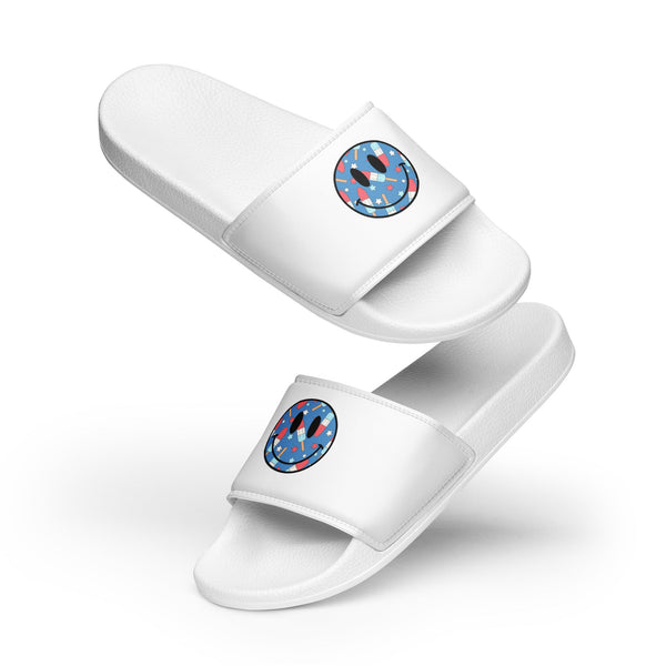 'Smiley Face Firecracker Popsicle' Women's Slides